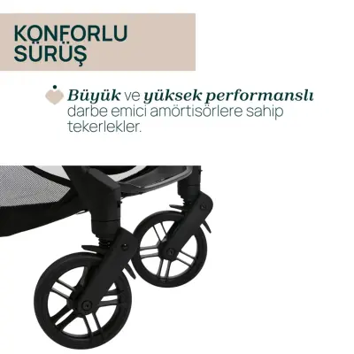 Chicco Goody Xplus Otomatik Katlanır Suya Dayanıklı Kabin Bebek Arabası Pearl Grey - 8