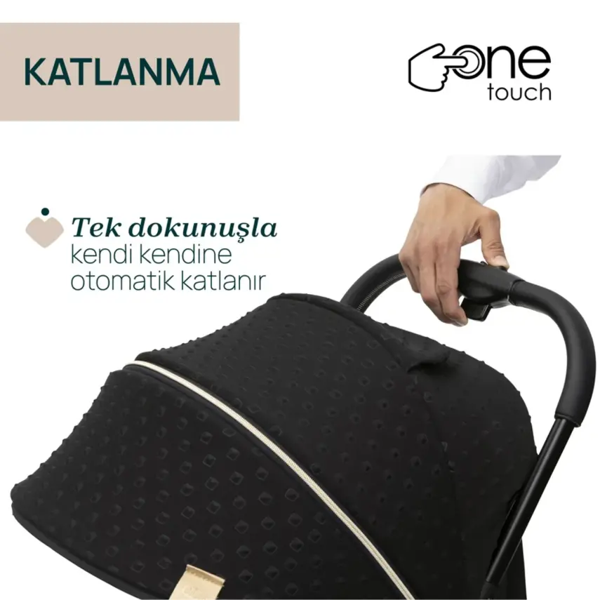 Chicco Goody Xplus Otomatik Katlanır Suya Dayanıklı Kabin Bebek Arabası Pearl Grey - 11
