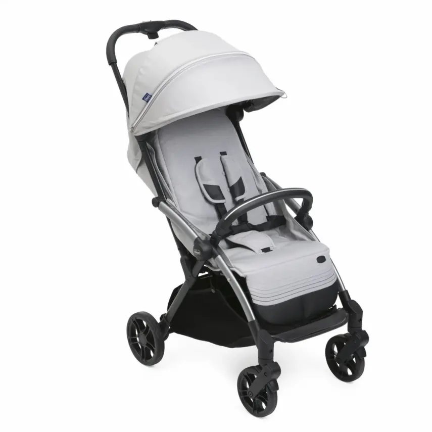 Chicco Goody Xplus Otomatik Katlanır Suya Dayanıklı Kabin Bebek Arabası Pearl Grey - 1