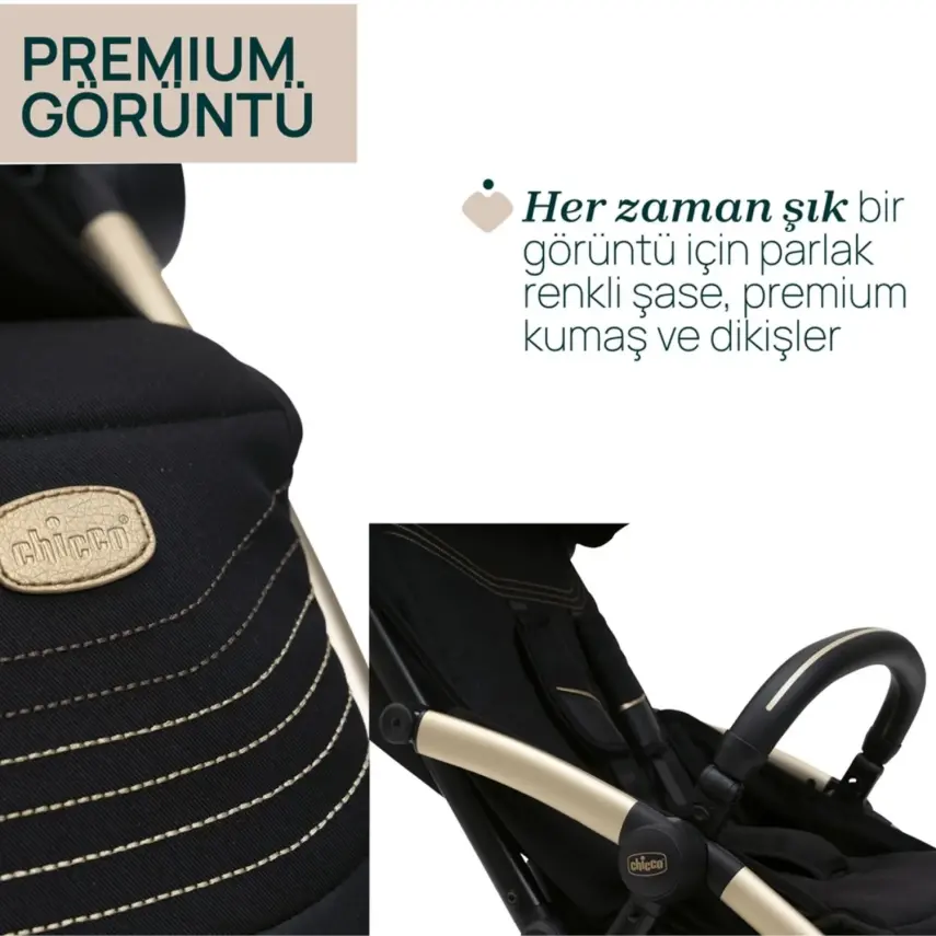Chicco Goody Xplus Otomatik Katlanır Suya Dayanıklı Kabin Bebek Arabası Radiant Blue - 14