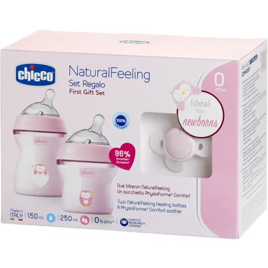 Chicco Natural Feeling Hediye Seti Kız - 3