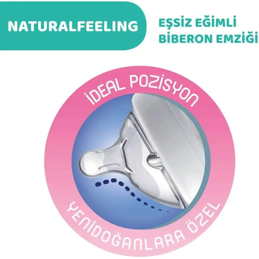Chicco Natural Feeling Silikon Emzikli PP Biberon 150 ml 0+ Ay - 10