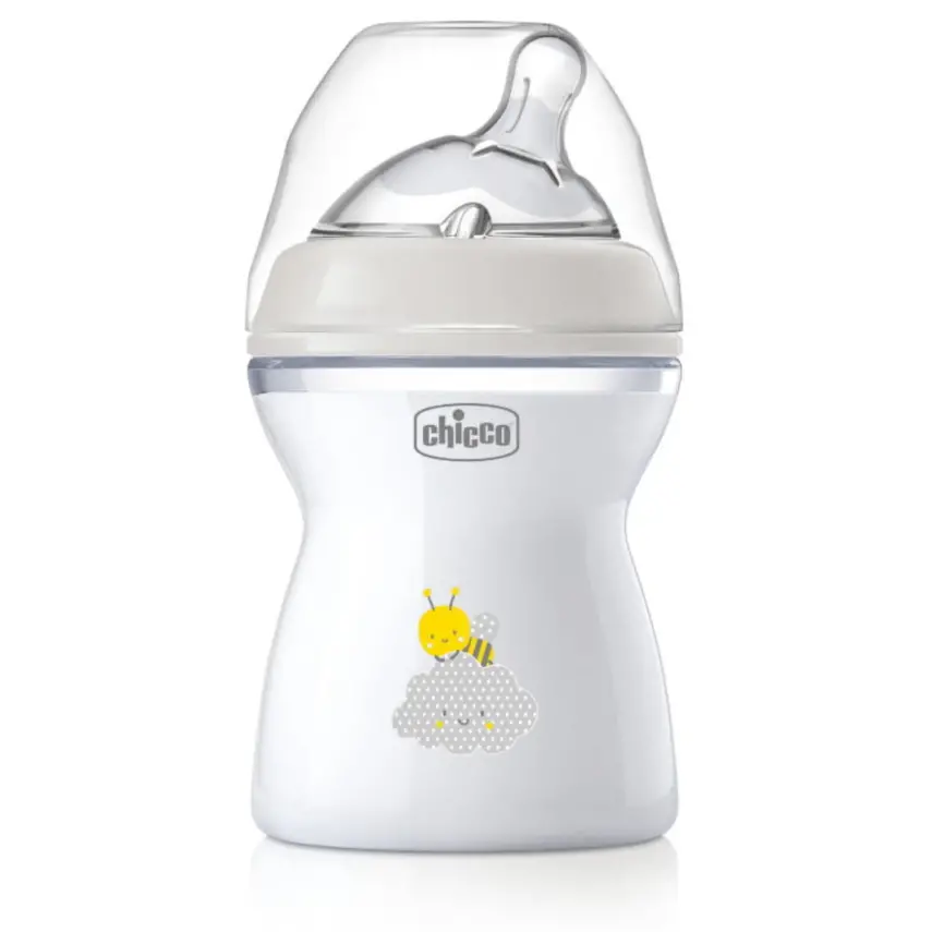 Chicco Natural Feeling Silikon Emzikli PP Biberon Desenli 250 ml 2+ Ay Yeni - 6