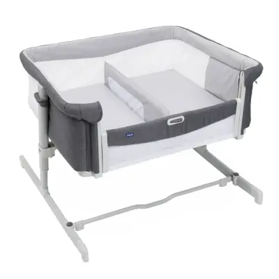 Chicco Next2Me Twin İkiz Anne Yanı Beşik Magnet Grey - 2