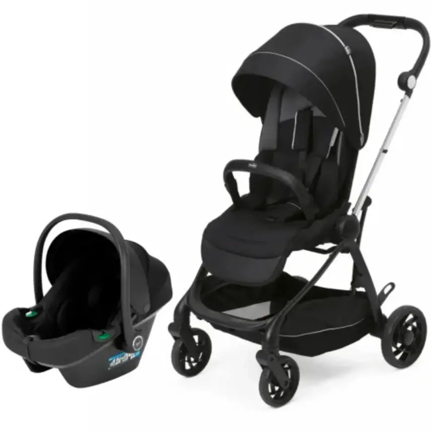 Chicco One4Ever Lounge Çift Yönlü Kolay Katlanabilen Travel Sistem-Seyahat Sistem Bebek Arabası Black Beauty - 2