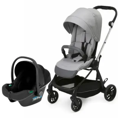 Chicco One4Ever Lounge Çift Yönlü Kolay Katlanabilen Travel Sistem-Seyahat Sistem Bebek Arabası Sparkle Grey - 2