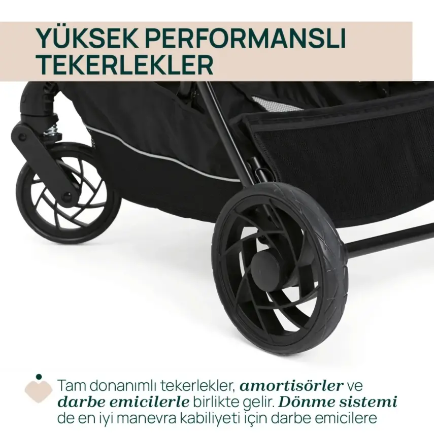 Chicco One4Ever Lounge Çift Yönlü Kolay Katlanabilen Travel Sistem-Seyahat Sistem Bebek Arabası Sparkle Grey - 12