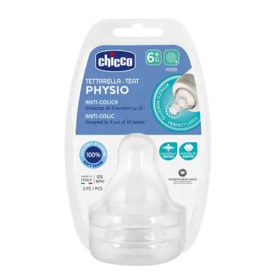 Chicco P5 Antikolik Biberon Emziği Mama Akışı 6+ Ay 2'li - 2