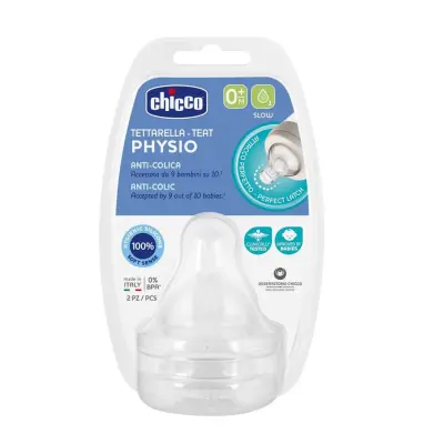 Chicco P5 Antikolik Biberon Emziği Yavaş Akış 0+ Ay 2'li - 2