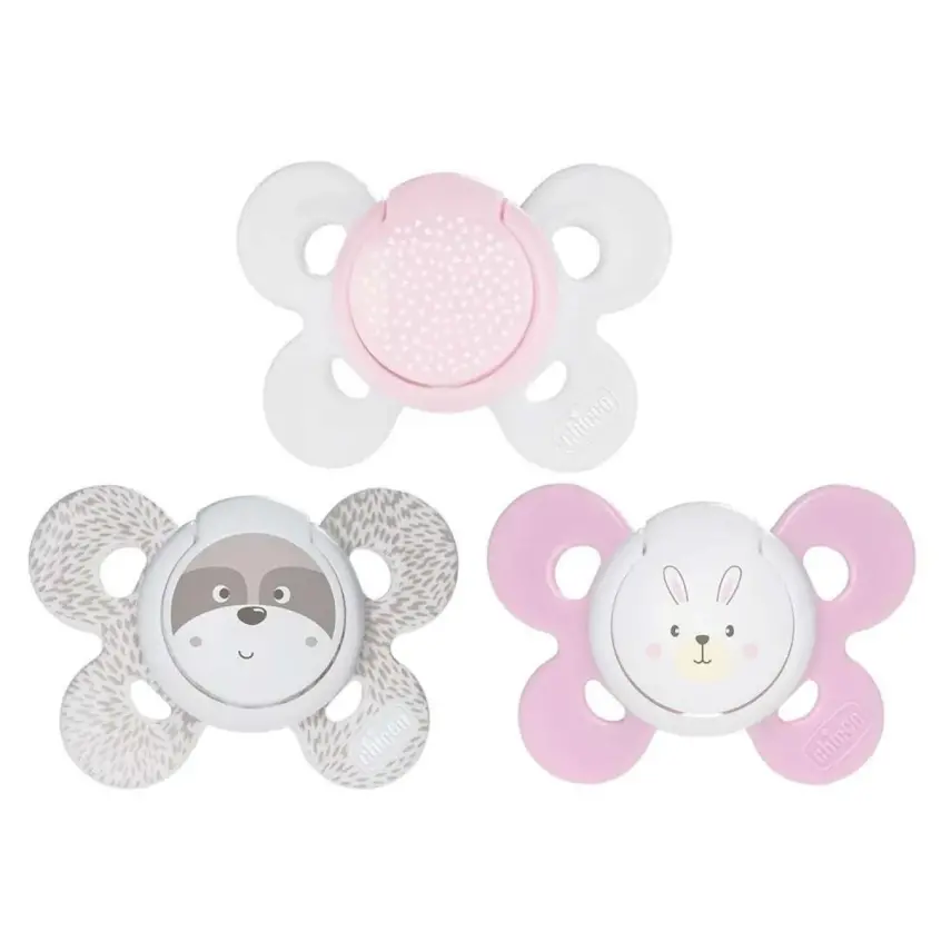 Chicco Physio Comfort Silikon Emzik 2li 0+ Ay Kız - 3