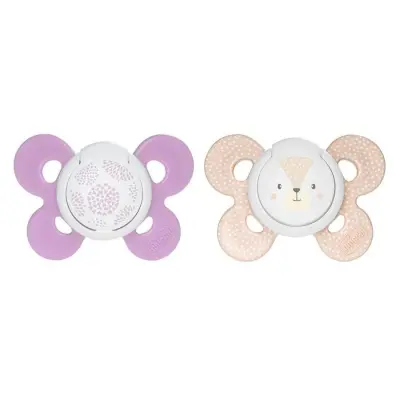 Chicco Physio Comfort Silikon Emzik 2li 6+ Ay Kız - 2