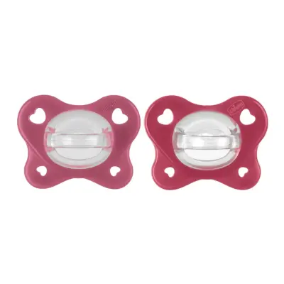 Chicco Physioforma Dual Soft Emzik Kız 16-36 Ay 2'li 