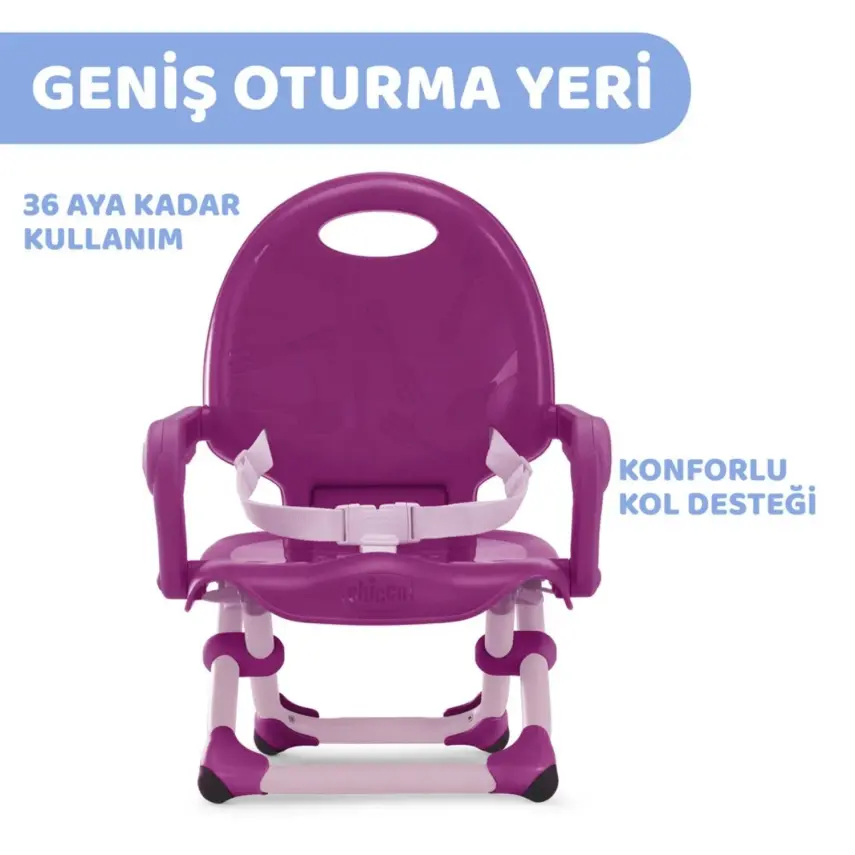 Chicco Pocket Snack Portatif Mama Sandalyesi Violetta - 2