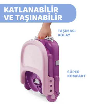 Chicco Pocket Snack Portatif Mama Sandalyesi Violetta - 6