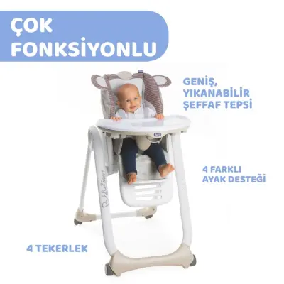 Chicco Polly 2 Start Mama Sandalyesi Monkey - 4