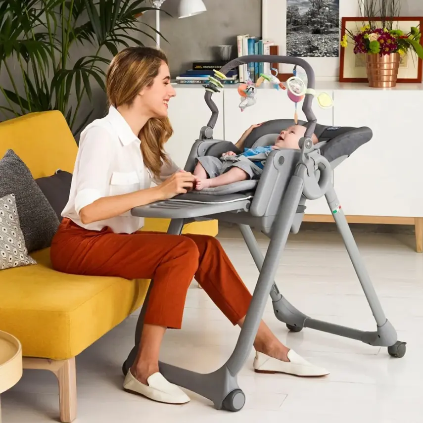 Chicco Polly Magic Relax Mama Sandalyesi Blue Passion - 4