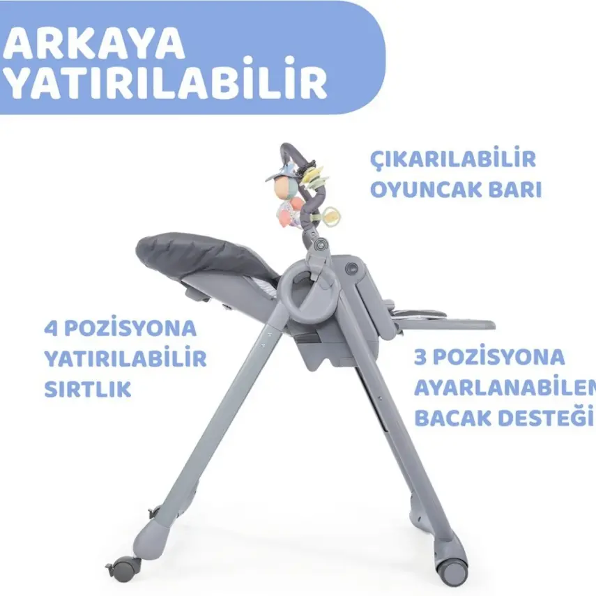 Chicco Polly Magic Relax Mama Sandalyesi Blue Passion - 2