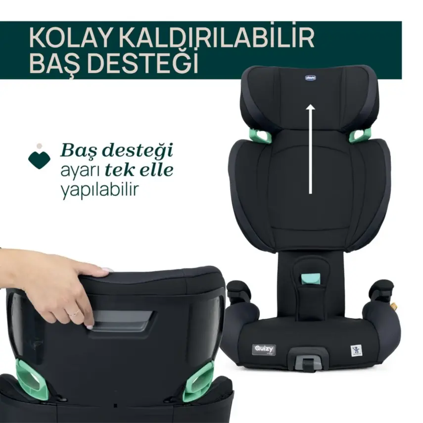 Chicco Quizy I-Size Oto Koltuğu 15-36 Kg Black - 17