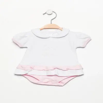 Chicco Tulum Yazlık Kısa Fırfırlı Pembe