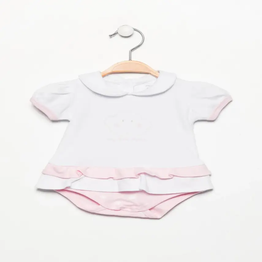 Chicco Tulum Yazlık Kısa Fırfırlı Pembe - 1