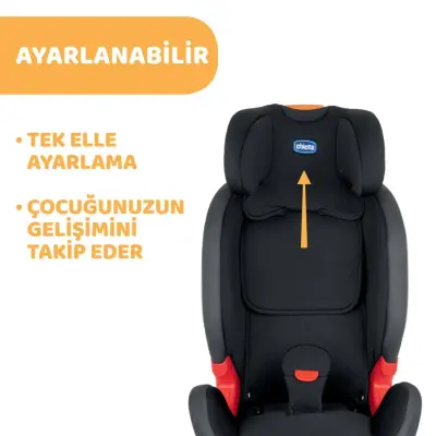 Chicco Youniverse Fix Oto Koltuğu 9-36 Kg Jet Black - 3