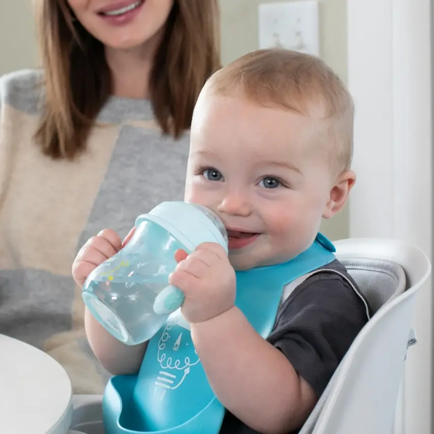 Chicco Yumuşak Uçlu Geçiş Bardağı 4+ Ay Erkek Yeni - 3