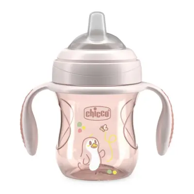Chicco Yumuşak Uçlu Geçiş Bardağı 4+ Ay Kız Yeni - 2