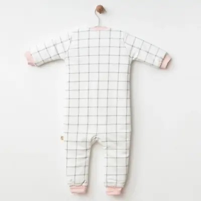 Ciccim Baby Fermuarlı Uzun Kollu Kışlık Bebek Çocuk Uyku Tulumu Ekose Gri 2,5 Tog - 18