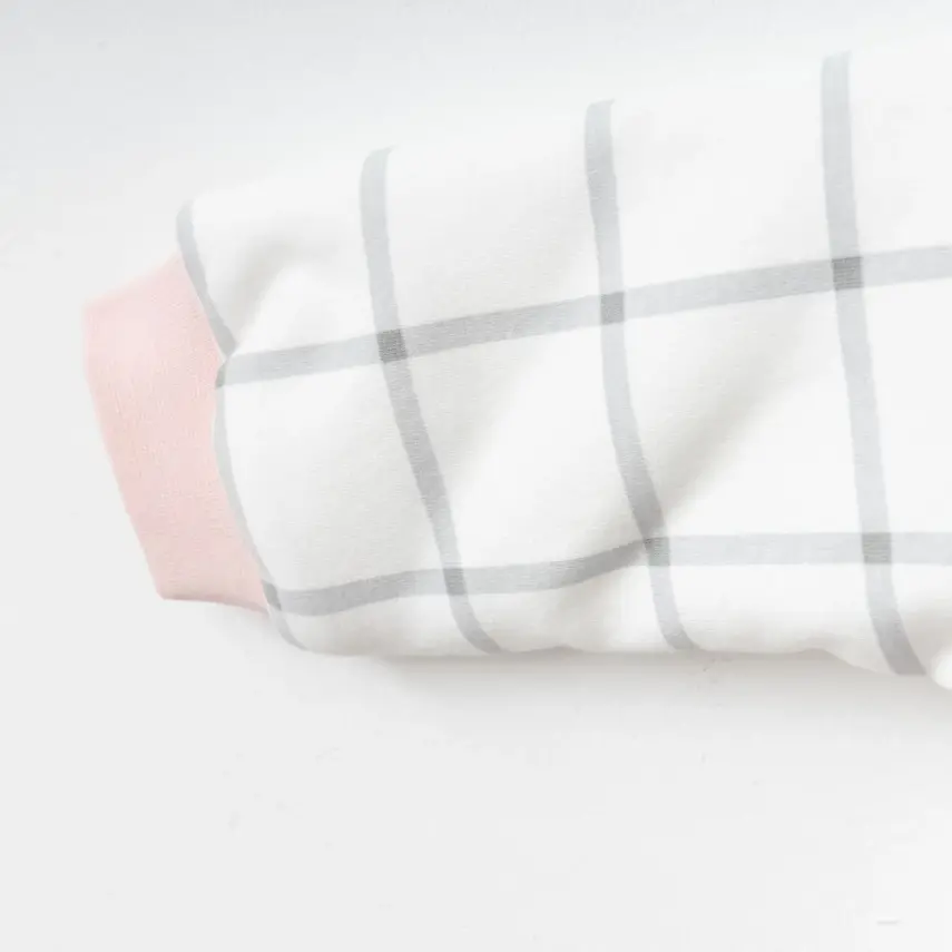 Ciccim Baby Fermuarlı Uzun Kollu Kışlık Bebek Çocuk Uyku Tulumu Ekose Gri 2,5 Tog - 9