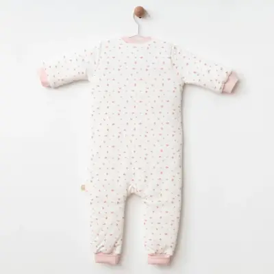 Ciccim Baby Fermuarlı Uzun Kollu Kışlık Bebek Çocuk Uyku Tulumu Kanaviçe Pembe 2,5 Tog - 7
