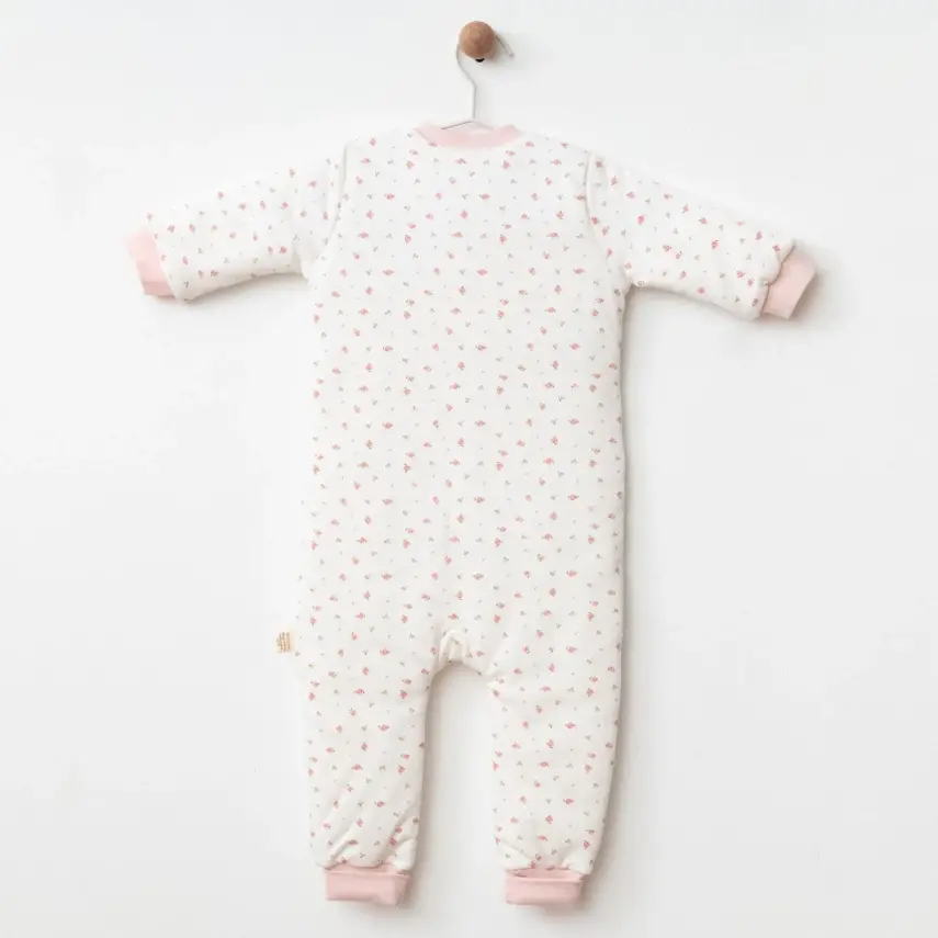 Ciccim Baby Fermuarlı Uzun Kollu Kışlık Bebek Çocuk Uyku Tulumu Kanaviçe Pembe 2,5 Tog - 19