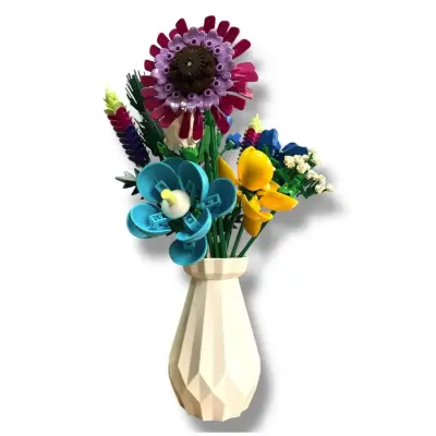 Çiçek Lego Çiçek Yapım Seti 528 Parça 