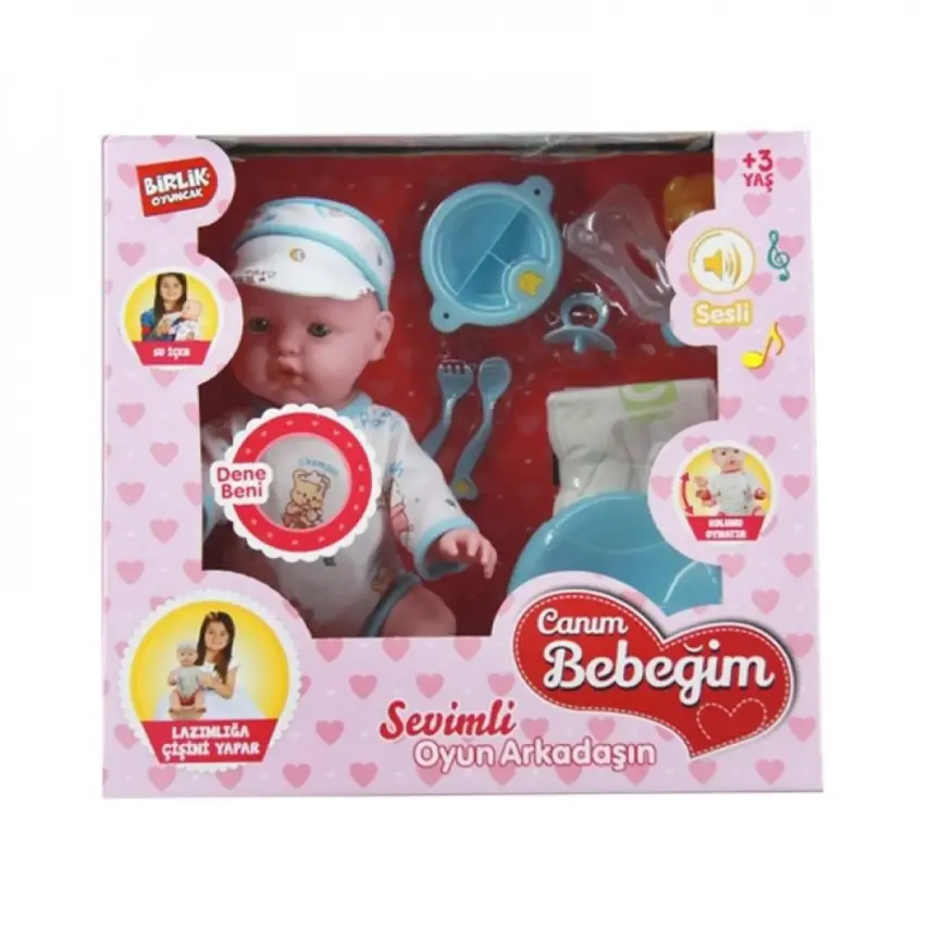 Çişini Yapan Büyük Lazımlıklı Bebek 43 Cm - 1