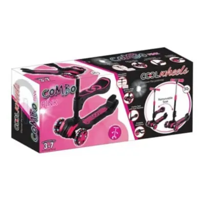 Cool Wheels Combo Oturaklı Scooter Pembe - 5