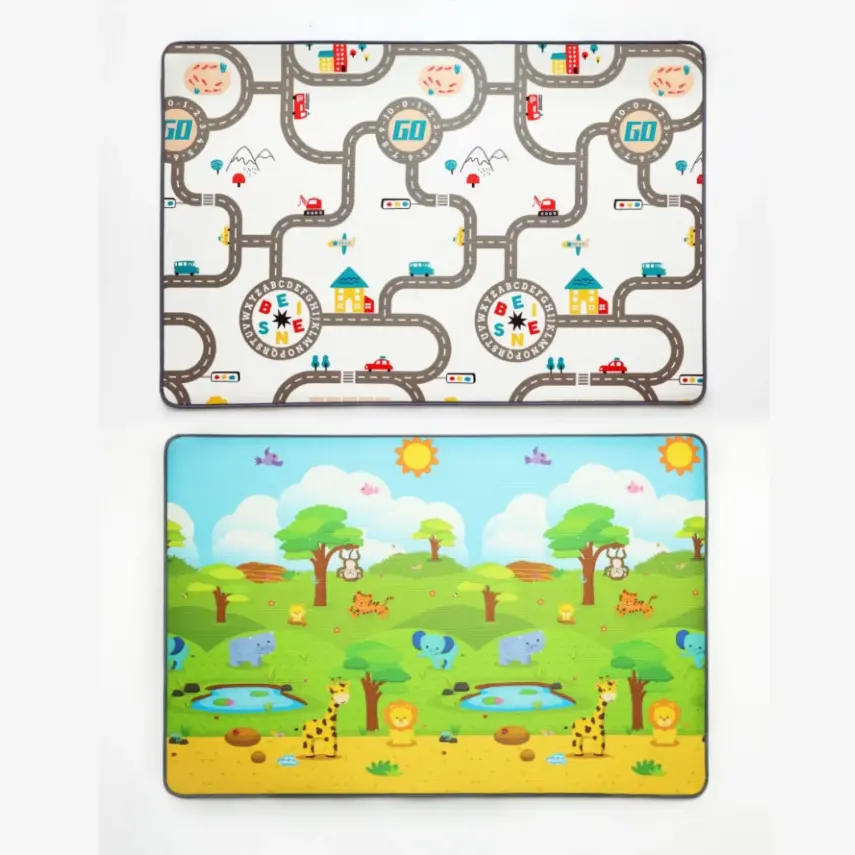 Coolmats Çift Taraflı Su Geçirmez Yalıtımlı Oyun Matı 140x200x1 - 1