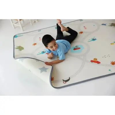 Coolmats Eğlenceli Gezi -Yıldızlar Oyun Halısı 140x100x1 - 7