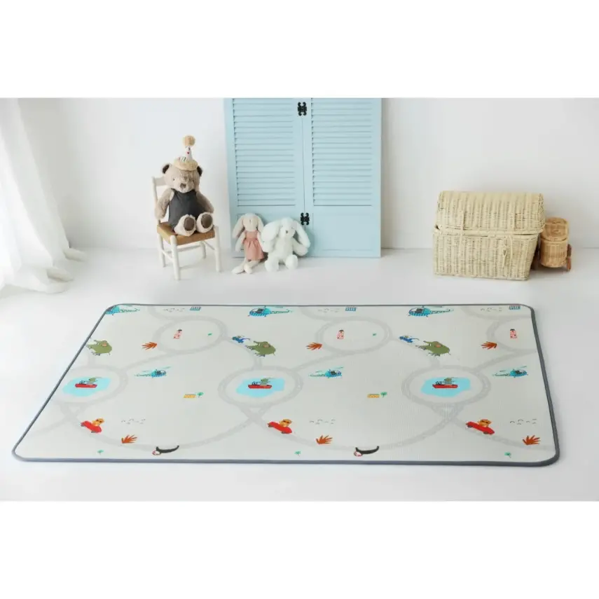 Coolmats Eğlenceli Gezi -Yıldızlar Oyun Halısı 140x200x1 - 2