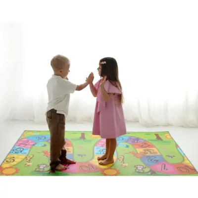 Coolmats Sevimli Kotik-Orman Yolu Oyun Halısı 140x200x1 - 2