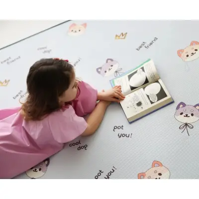 Coolmats Sevimli Kotik-Orman Yolu Oyun Halısı 140x200x1 - 5