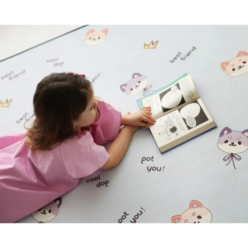 Coolmats Sevimli Kotik-Orman Yolu Oyun Halısı 140x200x1 - 5