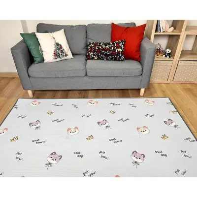 Coolmats Sevimli Kotik-Tırmanışçı Dostlar Oyun Halısı 140x200x1 - 8