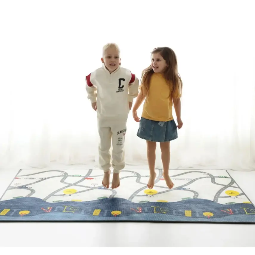 Coolmats Sevimli Kotik-Tırmanışçı Dostlar Oyun Halısı 140x200x1 - 11