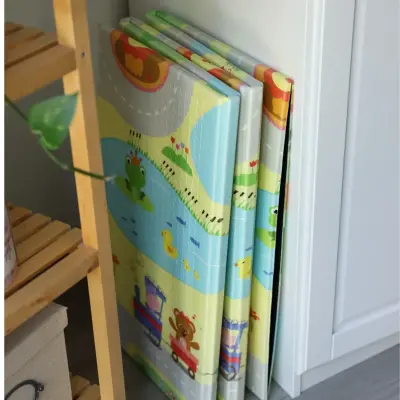 Coolmats Yeşil Parkur Katlanabilir Oyun Matı 200x130x1 cm  - 6