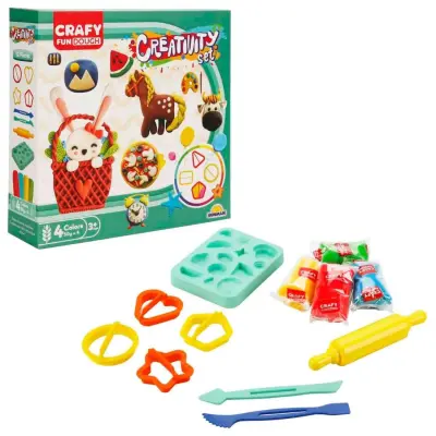 Crafy 12’li Oyun Hamuru Kalıp Seti – Yaratıcılık