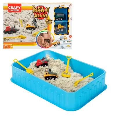 Crafy İnşaat Alanı 7 Parça Oyun Kumu Seti 250 gr 