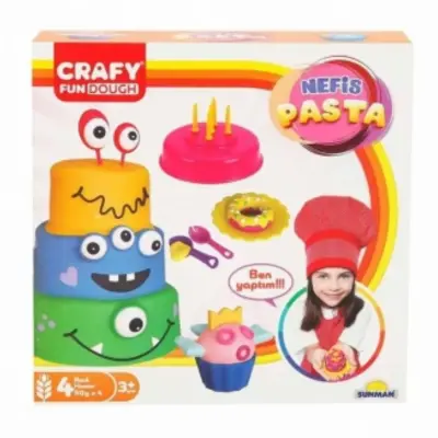 Crafy Nefis Pasta Oyun Hamur Seti 17 Parça 200 gr - 3