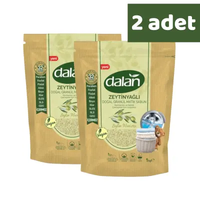 Dalan Doğal Granül Sabun Zeytinyağlı 1000 gr x 2 Adet 