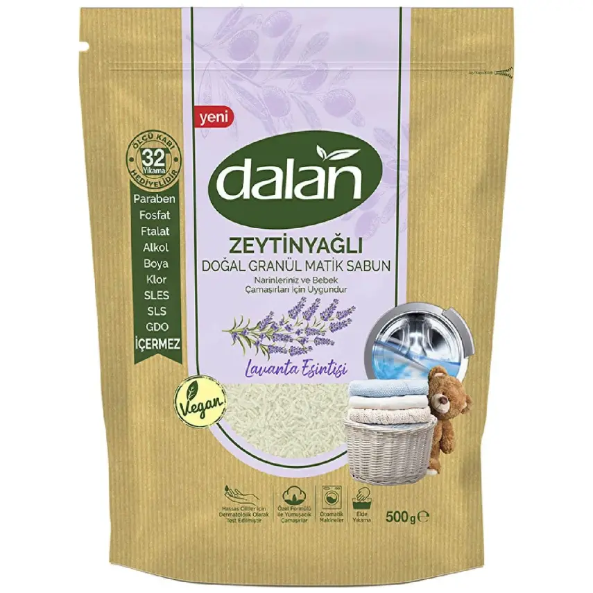 Dalan Doğal Granül Sabun Zeytinyağlı Lavanta Esintisi 500 gr - 1