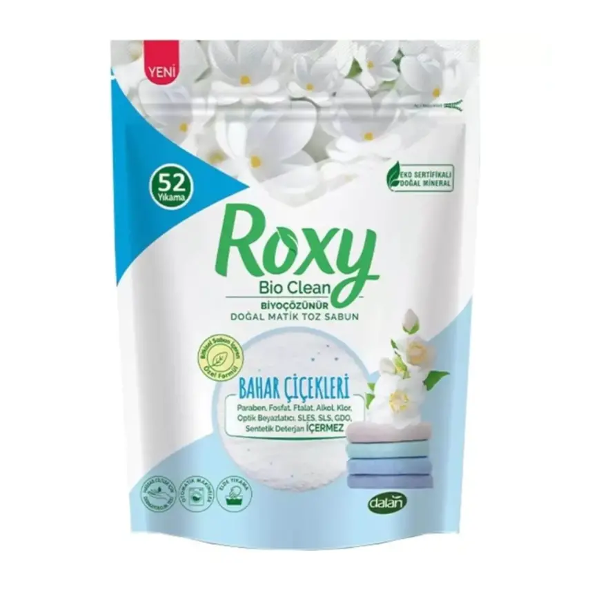 Dalan Roxy Bio Matik Clean Toz Sabun Bahar Çiçekleri 1600 gr - 1