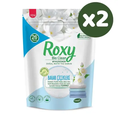 Dalan Roxy Matik Toz Sabun Bahar Çiçekleri 800 gr x 2 Adet - 2